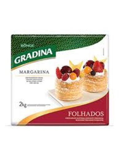 Imagen de MARGARINA GRADINA HOJALDRE PLACA 2KG (6 UNI)