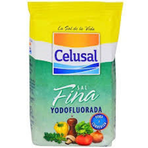 Imagen de SAL FINA CELUSAL YODOFLURADA 500G (30 UNI)