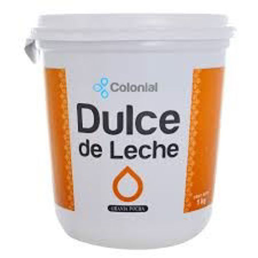Imagen de DULCE DE LECHE COLONIAL POTE 1KG (12 UNI)
