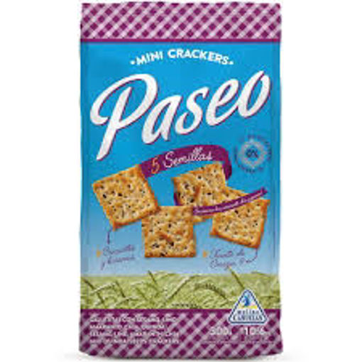 Imagen de GALLETAS PASEO 5 SEMILLAS 300 GR (14 UNI)