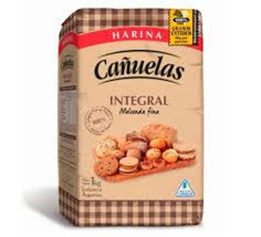 Imagen de HARINA INTEGRAL CAÑUELAS 1KG (10 UNI)