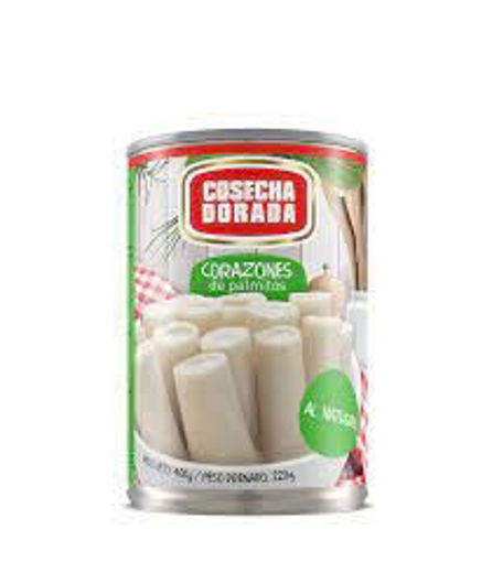 Imagen de PALMITOS ENTEROS COSECHA DORADA 400G (24 UNI)