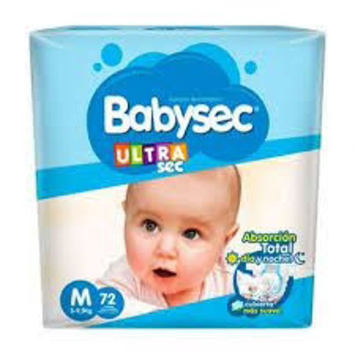 Imagen de PAÑALES BABYSEC ULTRA TALLE M 68 UNIDADES