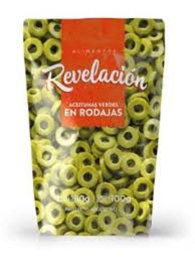 Imagen de ACEITUNAS RODAJAS REVELACION 1.4 KG (8 UNI)