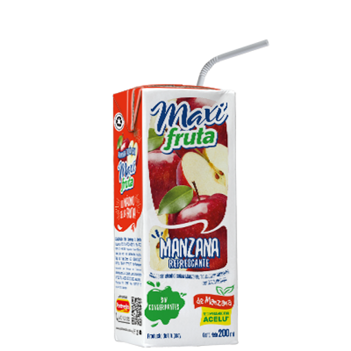 Imagen de JUGO MANZANA MAXI FRUTA 200 ML (27 UNI)