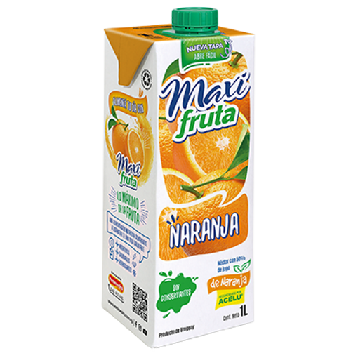 Imagen de JUGO NARANJA MAXI FRUTA 1L (12 UNI)