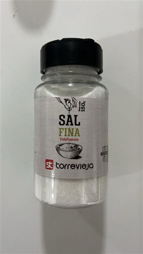 Imagen de SALERO SAL FINA YODOFLUORADA TORREVIEJA 150 GR (24 UNI)